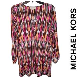 MICHAEL Michael Kors Colorful Blouse- NWOT